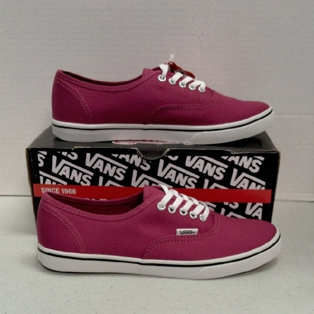 Vans Pink Canvas Sneakers
